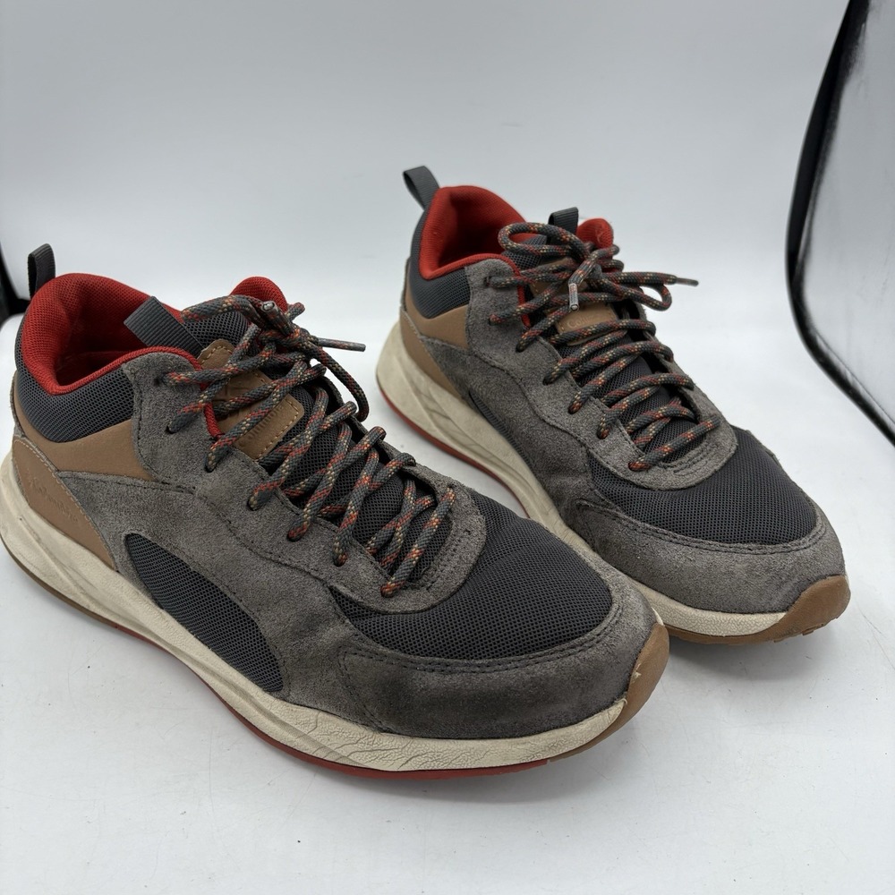 Columbia Hiking Shoes Mens Size 9.5 Pivot Mid Gray Camp Trail Leather